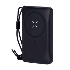 VG-W1151-B - VEGER Power bank magnetica e wireless - Capacità 10000mAh - Ingressi USB-C, Lightning - Uscite USB-C, USB-A, Wirele