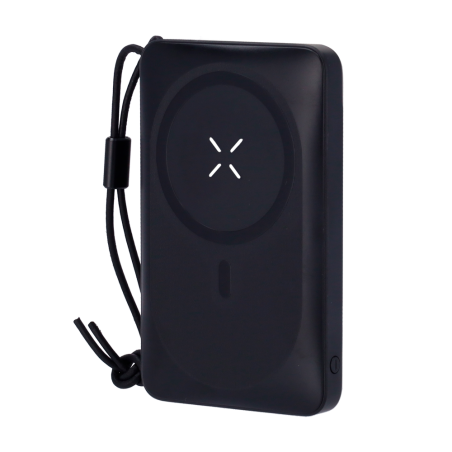 VG-W1151-B - VEGER Power bank magnetica e wireless - Capacità 10000mAh - Ingressi USB-C, Lightning - Uscite USB-C, USB-A, Wirele