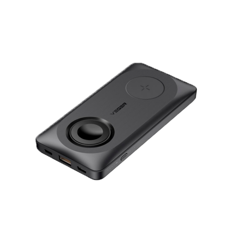 VG-W1156 - VEGER Power bank magnetica e wireless - Capacità 10000mAh - Ingressi 2x USB-C, Lightning - Uscite USB-C, USB-A, 2x Wi VG-W1156 - VEGER Power bank magnetica e wireless - Capacità 10000mAh - Ingressi 2x USB-C, Lightning - Uscite USB-C, USB-A, 2x Wi