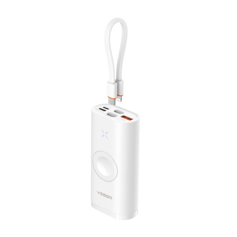 VG-W1162S - VEGER Mini Power bank con LED di ricarica - Capacità 10000mAh - Ingressi USB-C, Lightning - Uscite 2x USB-C, USB-A, VG-W1162S - VEGER Mini Power bank con LED di ricarica - Capacità 10000mAh - Ingressi USB-C, Lightning - Uscite 2x USB-C, USB-A,