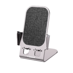 VG-Y53 - Caricabatterie wireless VEGER - Potenza 15W - Ingresso USB-C - Ricarica veloce - Uscita wireless - Colore Argento