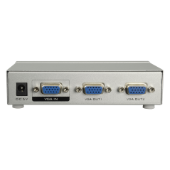 VGA-SPLITTER-2 - Moltiplicatore di segnale VGA - 1 ingresso VGA - 2 uscite VGA - VGA, SVGA, XGA, Multisync - Distanza ai monitor