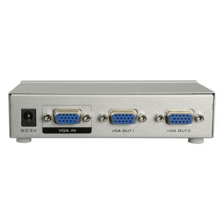 VGA-SPLITTER-2 - Moltiplicatore di segnale VGA - 1 ingresso VGA - 2 uscite VGA - VGA, SVGA, XGA, Multisync - Distanza ai monitor