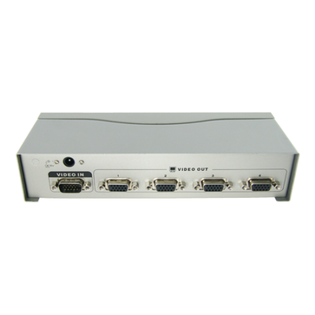 VGA-SPLITTER-4 - Moltiplicatore di segnale VGA - 1 ingresso VGA - 4 uscite VGA - VGA, SVGA, XGA, Multisync - Distanza massima ai