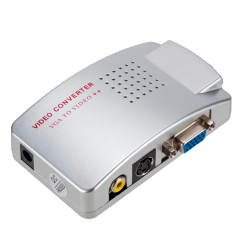 VGA-VIDEO-CONVERTER - Adatattore video - Ingressi: VGA - Uscita: VGA, S-VIDEO e Video RCA - Molteplici risoluzioni supportate - 