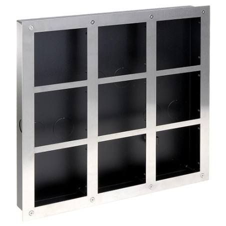 VTOF009-VTOB115 - Panello frontale e cassa di registrazione - Specifico per videocitofoni - Compatibile con moduli XS-V2000E-M(X