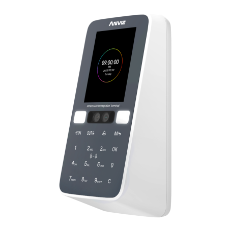 W3 - Controllo accessi e presenze - Riconoscimento Facciale, scheda EM e PIN - 200 utenti | 100.000 registri - TCP/IP e WiFi - 2
