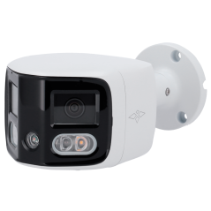 XS-IPB180A-8U-PAN-TIOC - Telecamera Bullet IP X-Security 8 Megapixel - Active Deterrence | SMD 4.0 - 2 Ottiche 2.8 mm / Dual Lig