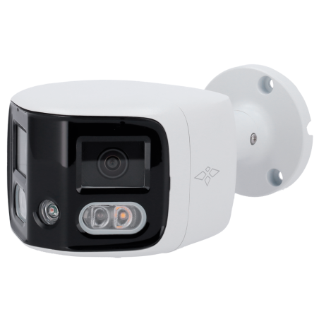 XS-IPB180A-8U-PAN-TIOC - Telecamera Bullet IP X-Security 8 Megapixel - Active Deterrence | SMD 4.0 - 2 Ottiche 2.8 mm / Dual Lig