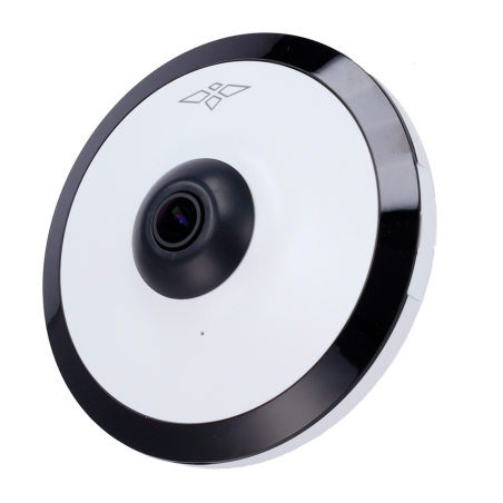 XS-IPD360A-5U-AI - Telecamera Fisheye 5 Mpx Serie Ultra - 1/2.7” Progressive Scan CMOS - Obiettivo 1.4 mm / LED Portata 10 m - C
