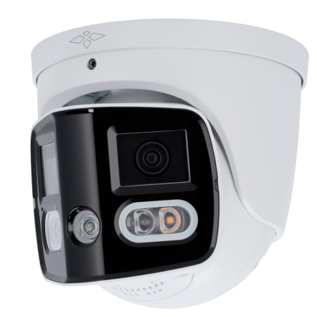 XS-IPT180A-8U-PAN-TIOC - Telecamera Turret IP X-Security 8 Megapixel - Active Deterrence | SMD 4.0 - 2 Ottiche 2.8 mm / Dual Lig