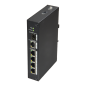 XS-SW06-DIN - X-Security - Switch da tavolo - 4 porte RJ45 + 1 Gigabit Combo Port - Velocità 10/100 Mbps - Plug & Play - Tecn XS-SW06-DIN - X-Security - Switch da tavolo - 4 porte RJ45 + 1 Gigabit Combo Port - Velocità 10/100 Mbps - Plug & Play - Tecn