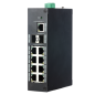 XS-SWI1100-GDIN - Switch Industrial X-Security - 9 porte RJ45 + 2 porta Uplink (SFP) - Velocità 10/100/1000 Mbps - Tecnologia di