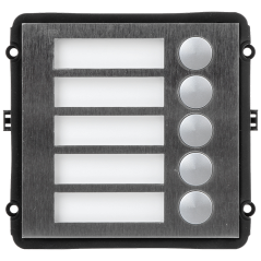 XS-V2000E-M5B - Modulo estensione - Compatibile con XS-V2000E-MIP - 5 pulsanti meccanici - 5 Etichette personalizzate con LED - 