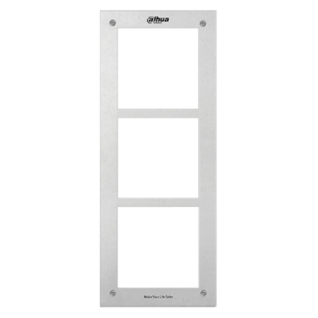 XS-VF003E - Panello frontale - Specifico per videocitofoni - Compatibile con moduli XS-V2000E-M(X) - triplo modulo - 369mm (I) x
