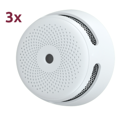 XS01-3PACK - Pack di 3 mini rilevatori di fumo standalone X-Sense - Durata della batteria 10 anni (non sostituibile) - Indicator