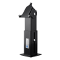 YD-34-E - Staffa di fissaggio - Dimensioni: 147.55 x 72 x 65.50 mm - Rotazione snodo monitor 180º - Colore Nero - In lega di car