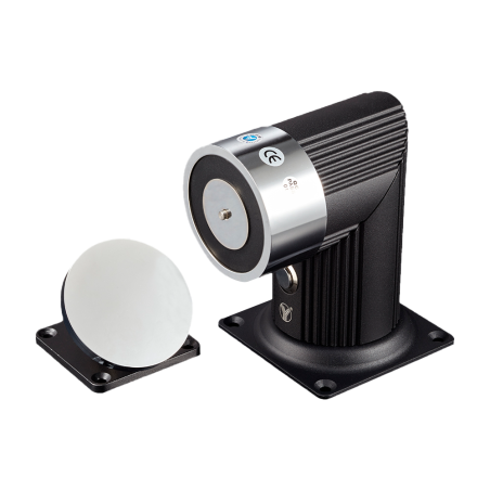 YD-606L - Ritentore elettromagnetico - Per porta semplice - Forza di ritenzione 180 Kg - Pulsante a comando manuale - Alimentazi