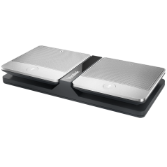 YL-CPW90DD10KPACK - Microfono wireless - Portata 3m e 360º - Intervallo di frequenza 100Hz -7 KHz - Pulsante Mute con indicatore
