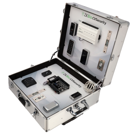 ZK-DEMOKIT-AC - Demo Kit - Soluzione per il Controllo Accessi - Switch per connessione a Internet - Licenza gratuita ZK-BIOCV-5-