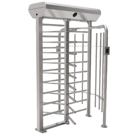 ZK-FHT2300-316 - Varco ad accesso bidirezionale - 9 bracci rotanti - Orari, allarmi e modalità di apertura - Dimensioni del pass