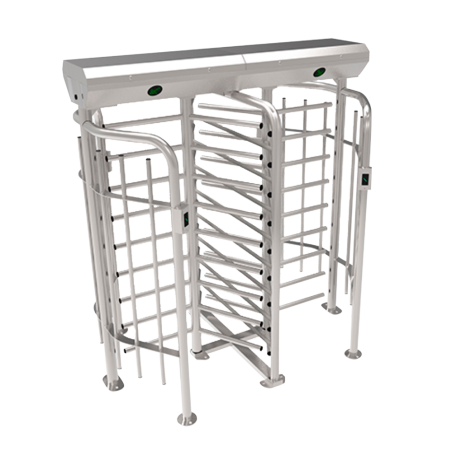 ZK-FHT2300D-316 - Varco ad accesso bidirezionale - 9 doppi bracci rotanti - Orari, allarmi e modalità di apertura - Dimensioni d