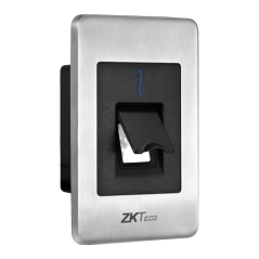 ZK-FR1500A-WP-EM - Lettore di accesso - Accesso tramite impronta digitale Silk ID e scheda EM - Indicatore a LED e acustico - RS