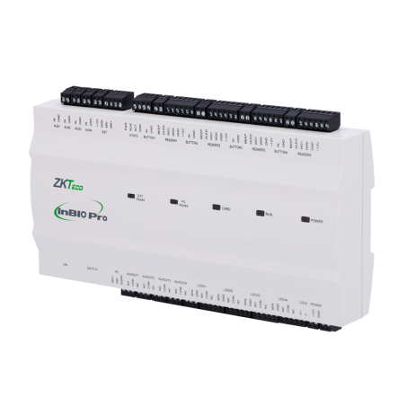 ZK-INBIO460PRO - Controller di accesso con identificazione multipla - Riconoscimento Facciale, impronta digitale, scheda, QR din