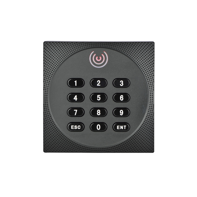 ZK-KR612D - Lettore di accesso - Accesso tramite scheda MF DESFire e PIN - Indicatore a LED e acustico - Wiegand 34/66 - Compati