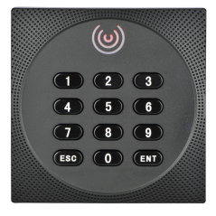ZK-KR612E - Lettore di accesso - Accesso tramite scheda EM e PIN - Indicatore a LED e acustico - Wiegand 26/34 - Compatibile con