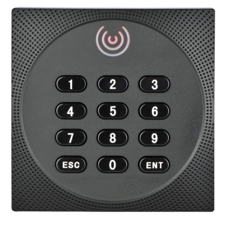 ZK-KR612E - Lettore di accesso - Accesso tramite scheda EM e PIN - Indicatore a LED e acustico - Wiegand 26/34 - Compatibile con