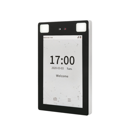 ZK-PROFACE-X-P - Controllo accessi e presenze IP68 IK04 - Riconoscimento facciale, del palmo della mano, scheda EM e PIN - 30.00