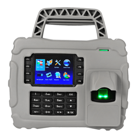 ZK-S922-W - Controllo di presenza portatile - Impronte, EM RFID card e tastiera - 5.000 registrazioni / 200.000 registri - TCP/I