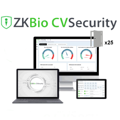 ZK-SOF-BIOCV-25 - Licenza software per il controllo accessi - Modulo base per il controllo accessi - 25 porte - Utenti, orari e 