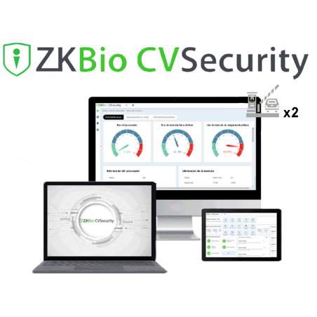 ZK-SOF-BIOCV-PARK-P2 - Licenza software per il controllo accessi - Modulo parking - 2 Telecamere LPR - Gestione delle aree di pa