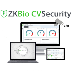 ZK-SOF-ZKBIOCV-IVS-P20 - Licenza software per il controllo accessi - Modulo TVCC - 20 canali ONVIF - Collegamenti agli eventi di