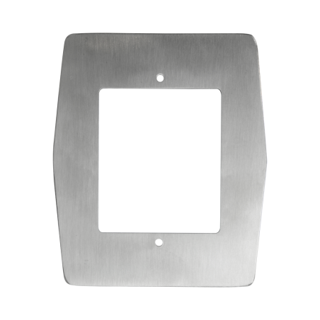 ZK-TSA10-1 - Placca di acciaio personalizzata per tornelli - Cornice di finitura per lettori biometrici - Adatta ai lettori ZK-F