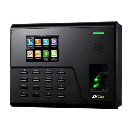 ZK-UA760 - Controllo presenze - Impronte digitali, scheda EM e PIN - 3.000 impronte digitali | 50.000 registri - 2.8" TFT | TCP/
