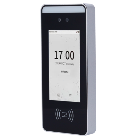 ZK-VL-SPEEDFACE-V5L-4-W - Controllo accessi e presenze con BioOnCard - Riconoscimento Facciale, del Palmo della mano, Scheda MF 