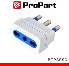 Adattatore bipasso spina16A