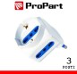 Adattatore 3pos bipasso/schuko spina16A salvaspazio