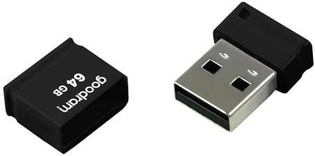 Goodram Pendrive UPI2 64GB USB MINI 2.0 blk - retail blister - UPI2-0640K0R11