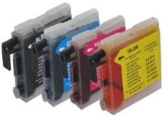 28ML Brother Comp LC51 LC970 LC1000 Ciano Alta Capacita