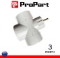 Adattatore triplo 3 pos Schuko spina Schuko 16A polybag Adattatore triplo 3 pos Schuko spina Schuko 16A polybag