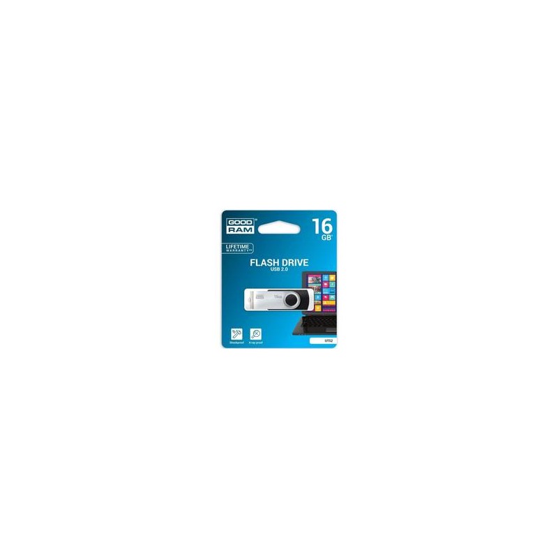 GoodRAM Chiavetta/Pendrive USB Twister 16GB nera USB 2.0 - UTS2-0160K0R11 GoodRAM Chiavetta/Pendrive USB Twister 16GB nera USB 2.0 - UTS2-0160K0R11
