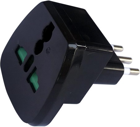 Adattatore universale spina 10A nero