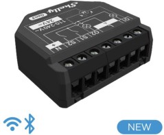 Shelly Plus 2PM Gen3 - Smart Relay Tapparelle 16A AC/DC WiFi + PM
