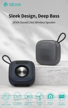 Altoparlante Bluetooth V5,3 Lite2 5 Watt EM501 Nero