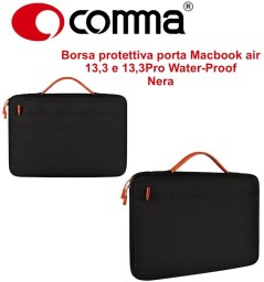 Borsa protettiva Macbook air 13,3 e 13,3Pro Water-Proof Nera