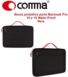 Borsa protettiva Macbook Pro 15.4 e 16 Water-Proof Nera